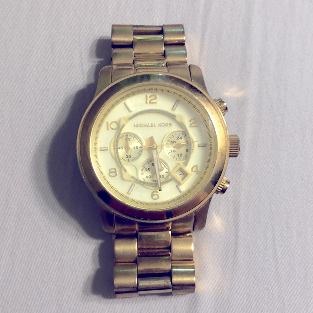 Gold Michael Kors watch